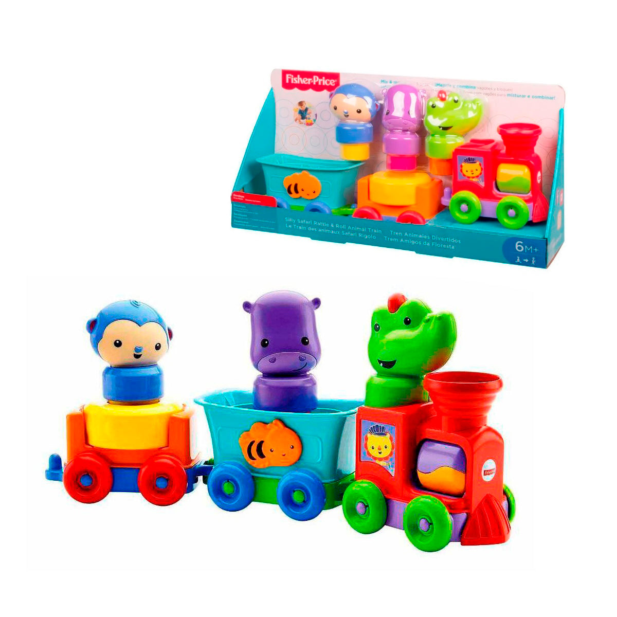 Fisher Price Silly Safari Tren Animales Divertidos
